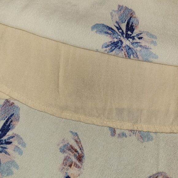 ASTR the Label Rena Racerback Dress Hibiscus Floral Swing Dress Beige/Pink XS - Picture 12 of 13
